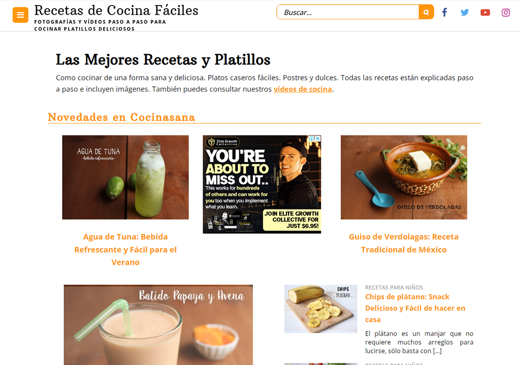 CocinaSana Blog: Building a healthy corner on the web